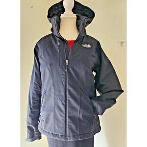 The North Face Apex Elevation Jacket Women's M Black PrimaLoft Hooded WindWall